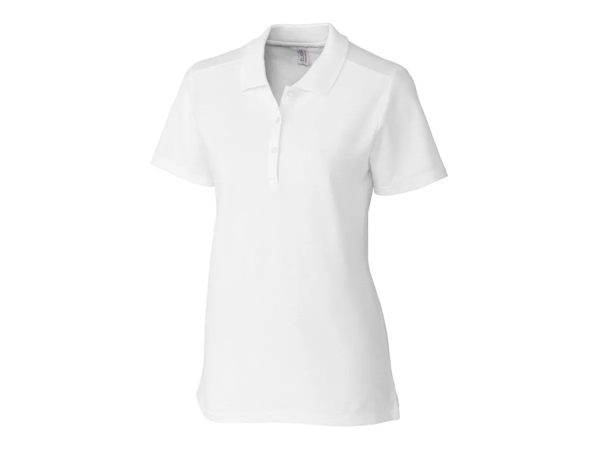 Clique Women's Addison All Cotton Pique Short Sleeve Polo