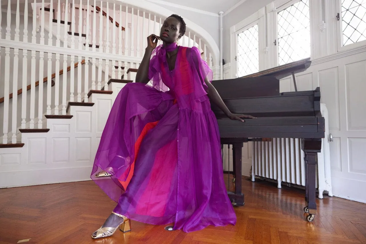 Coclico Dress in Silk Organza