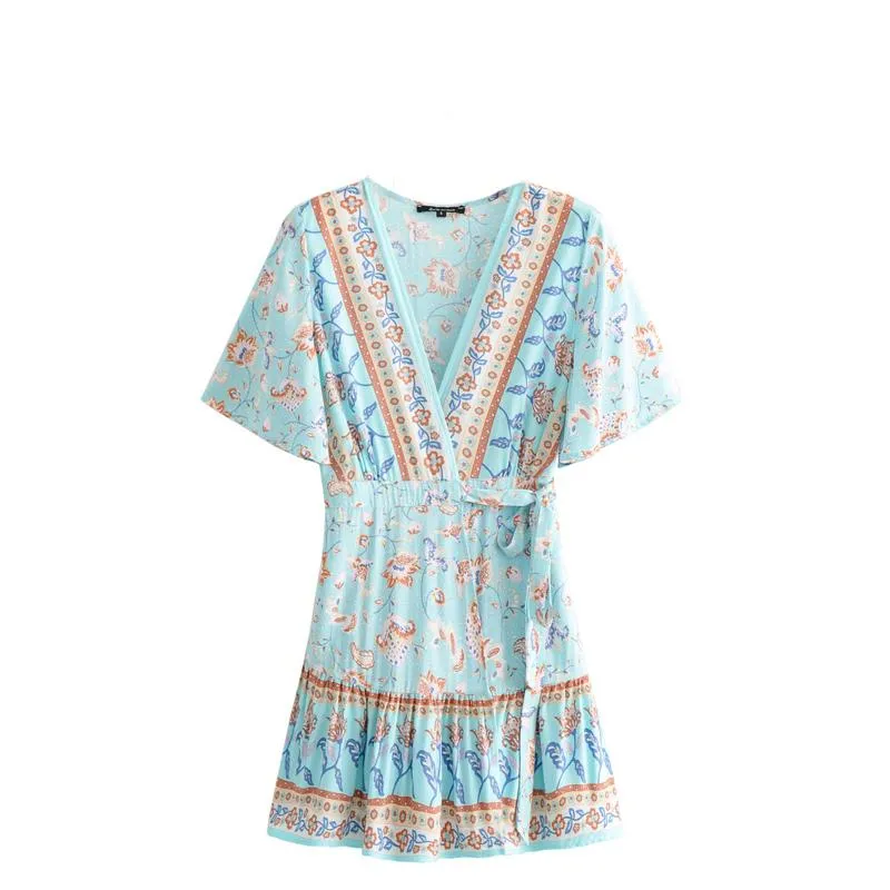 COCO Floral Cotton Mini Dress