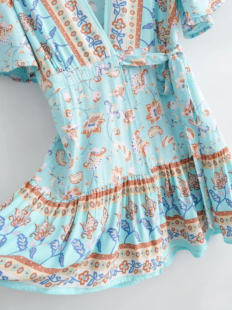 COCO Floral Cotton Mini Dress
