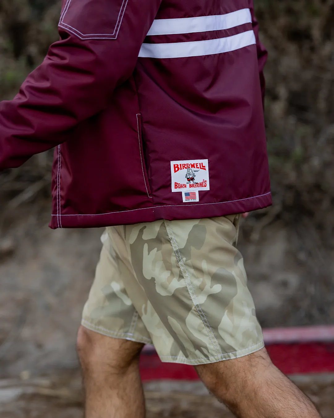 Comp Jacket 25 - Burgundy/White