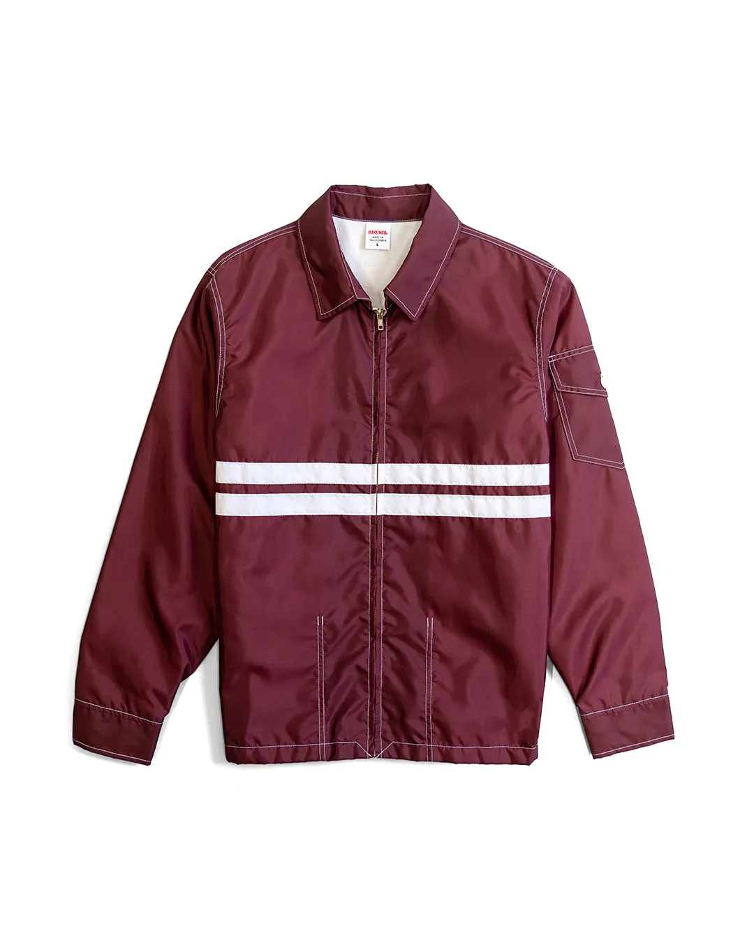 Comp Jacket 25 - Burgundy/White