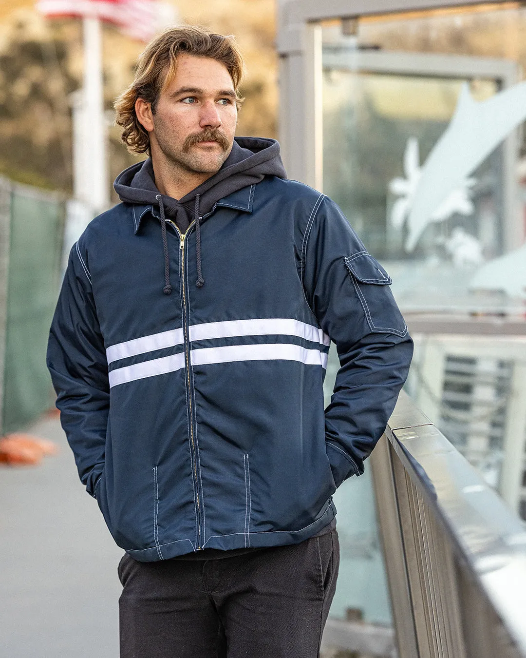 Comp Jacket 25 - Navy/White