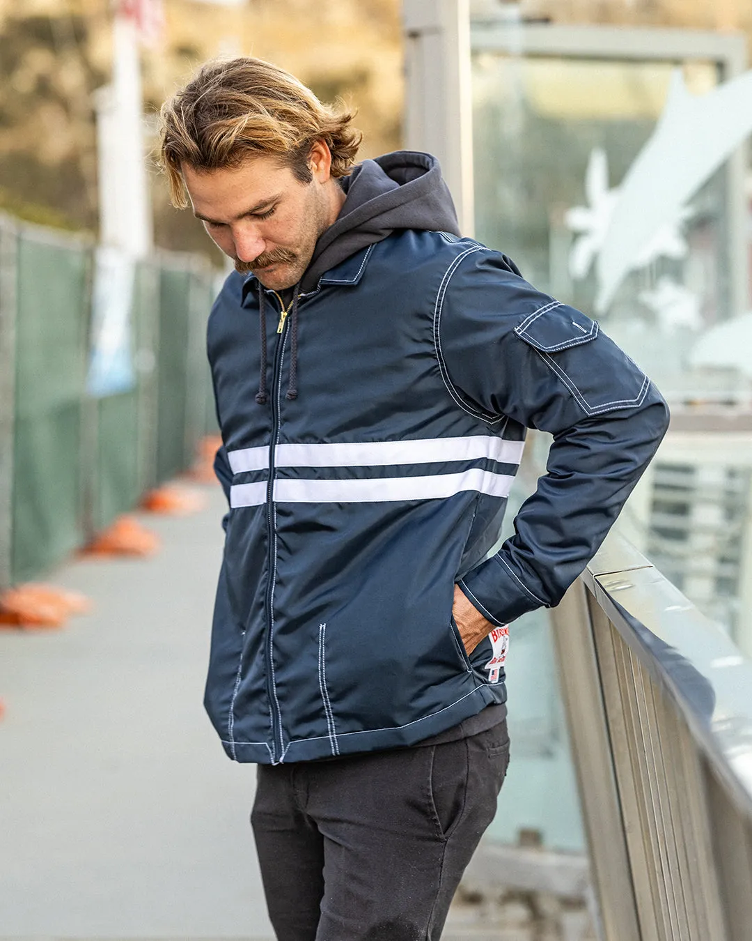 Comp Jacket 25 - Navy/White