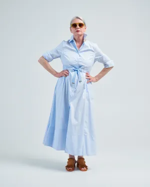 cotton long shirtdress