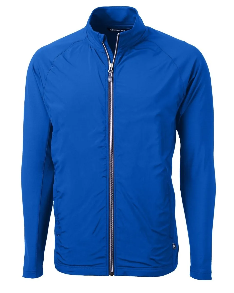 Cutter & Buck Men's Adapt Eco Knit Hybrid Recycled Full Zip Jacket