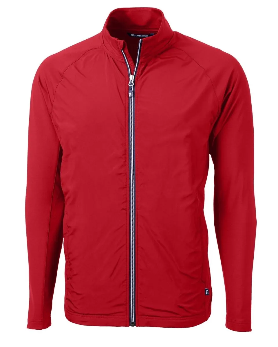 Cutter & Buck Men's Adapt Eco Knit Hybrid Recycled Full Zip Jacket