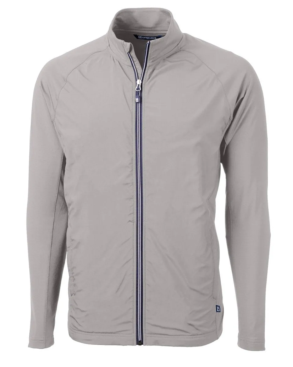 Cutter & Buck Men's Adapt Eco Knit Hybrid Recycled Full Zip Jacket
