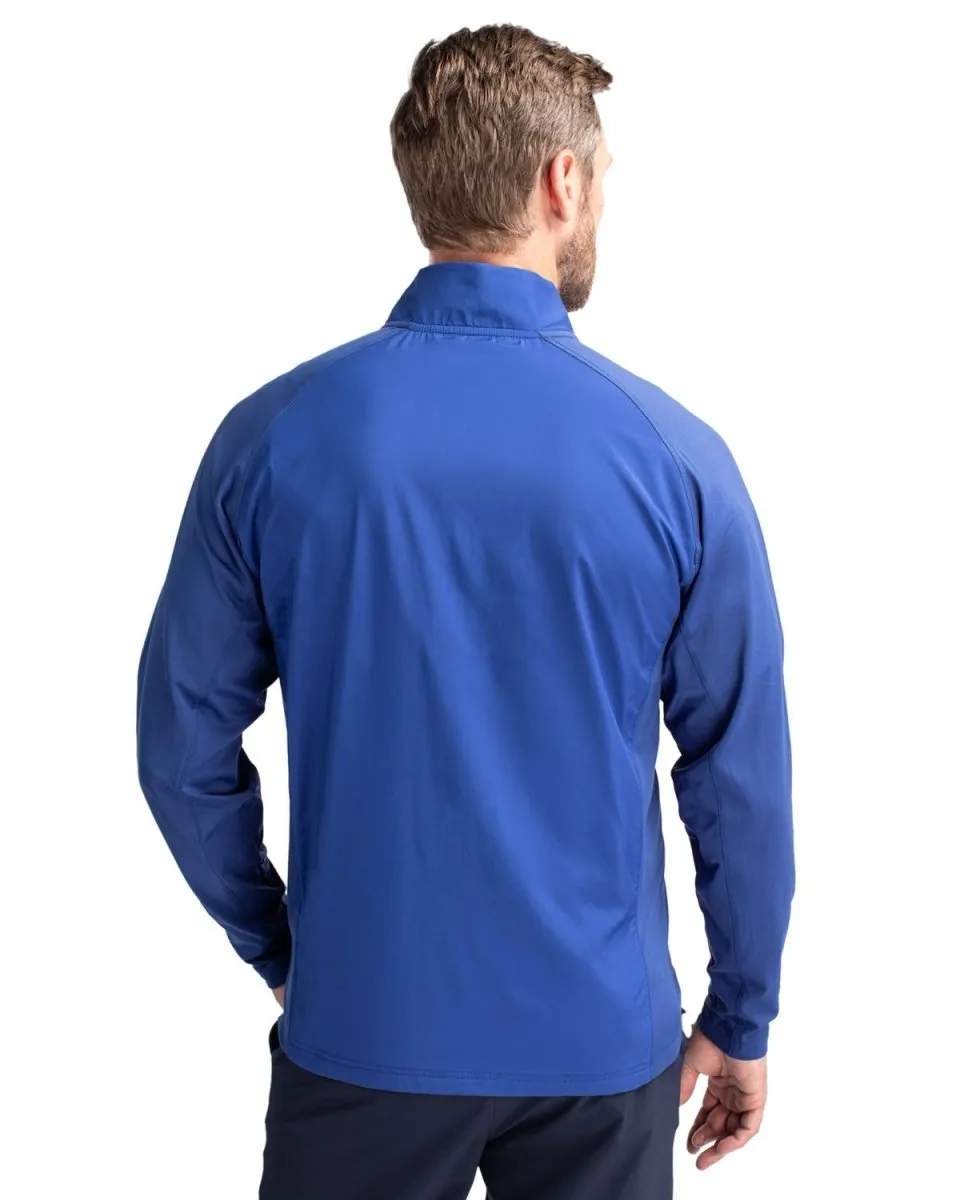 Cutter & Buck Men's Adapt Eco Knit Hybrid Recycled Full Zip Jacket