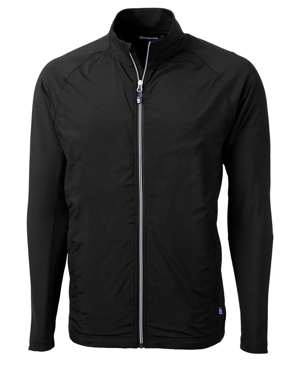 Cutter & Buck Men's Adapt Eco Knit Hybrid Recycled Full Zip Jacket
