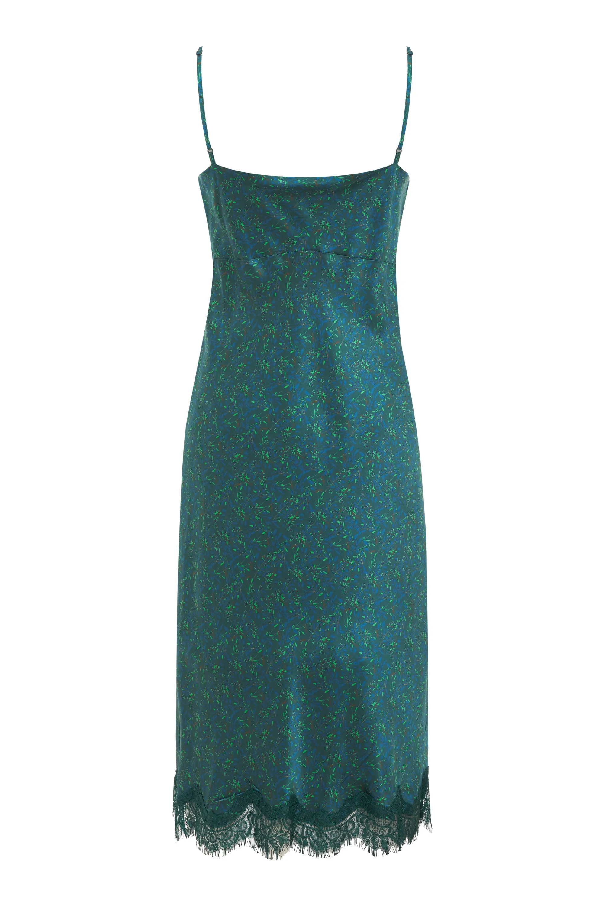 Cypress Teal Chloe Printed Dress
