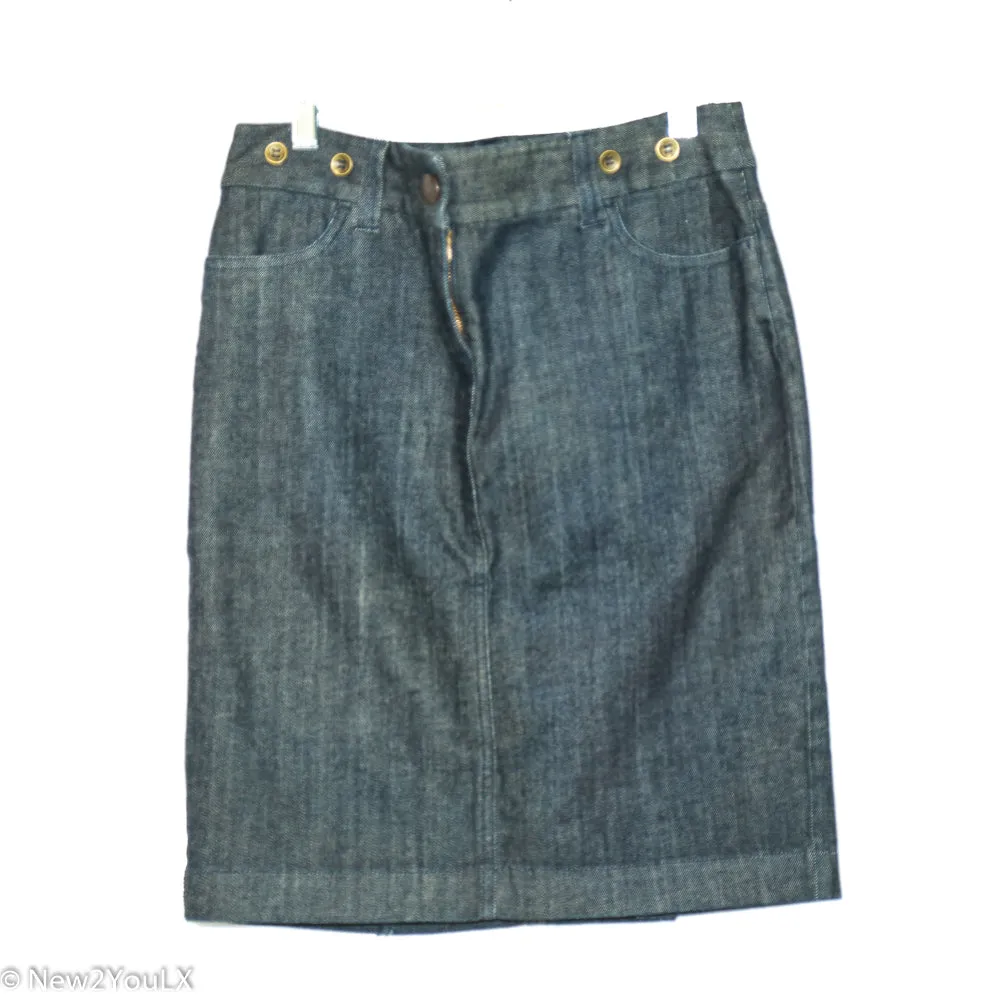 Dark Wash Jean Skirt (J.Crew)