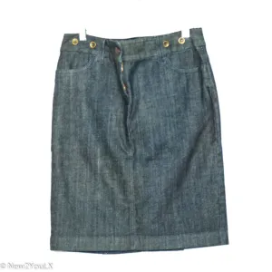 Dark Wash Jean Skirt (J.Crew)