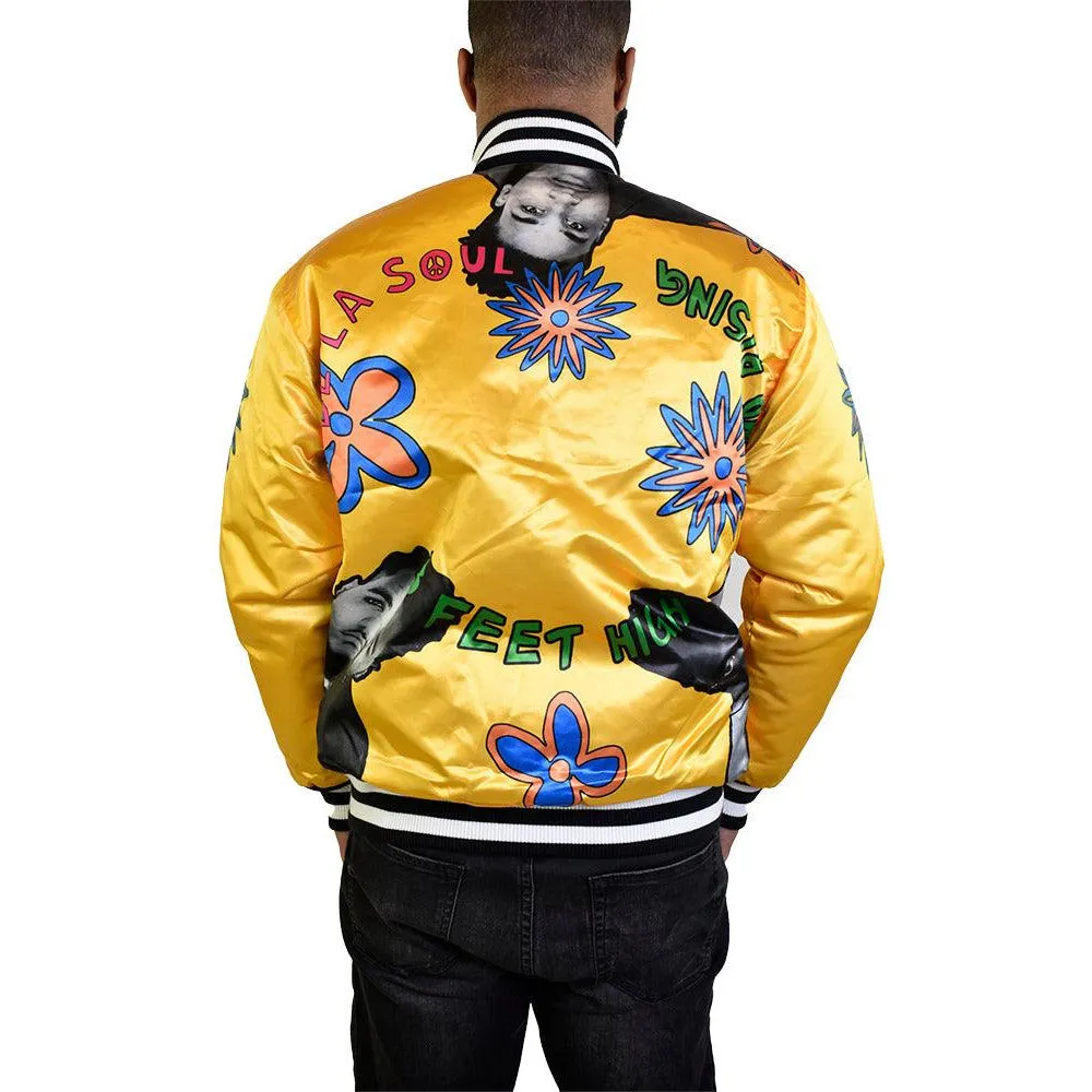 DE LA SOUL SATIN JACKET (YELLOW)