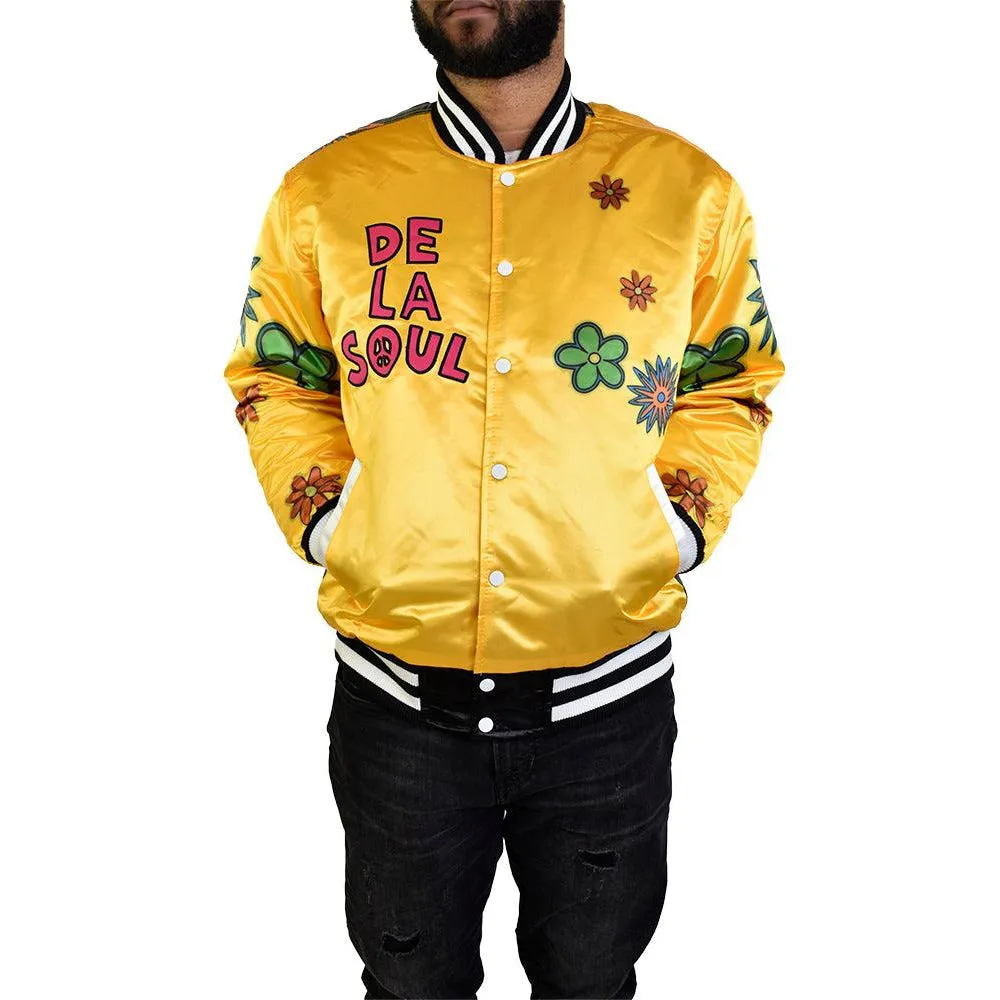 DE LA SOUL SATIN JACKET (YELLOW)