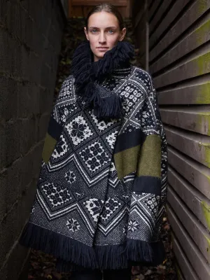 diamond cocoon with fringe