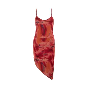 Dior Pink Dye Print Slip Dress