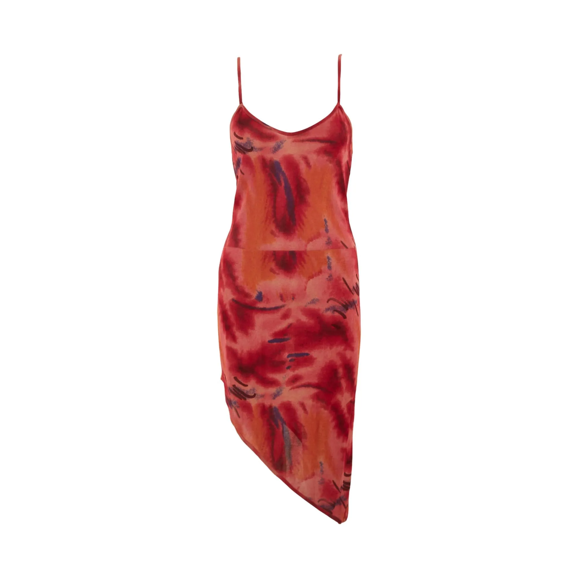 Dior Pink Dye Print Slip Dress