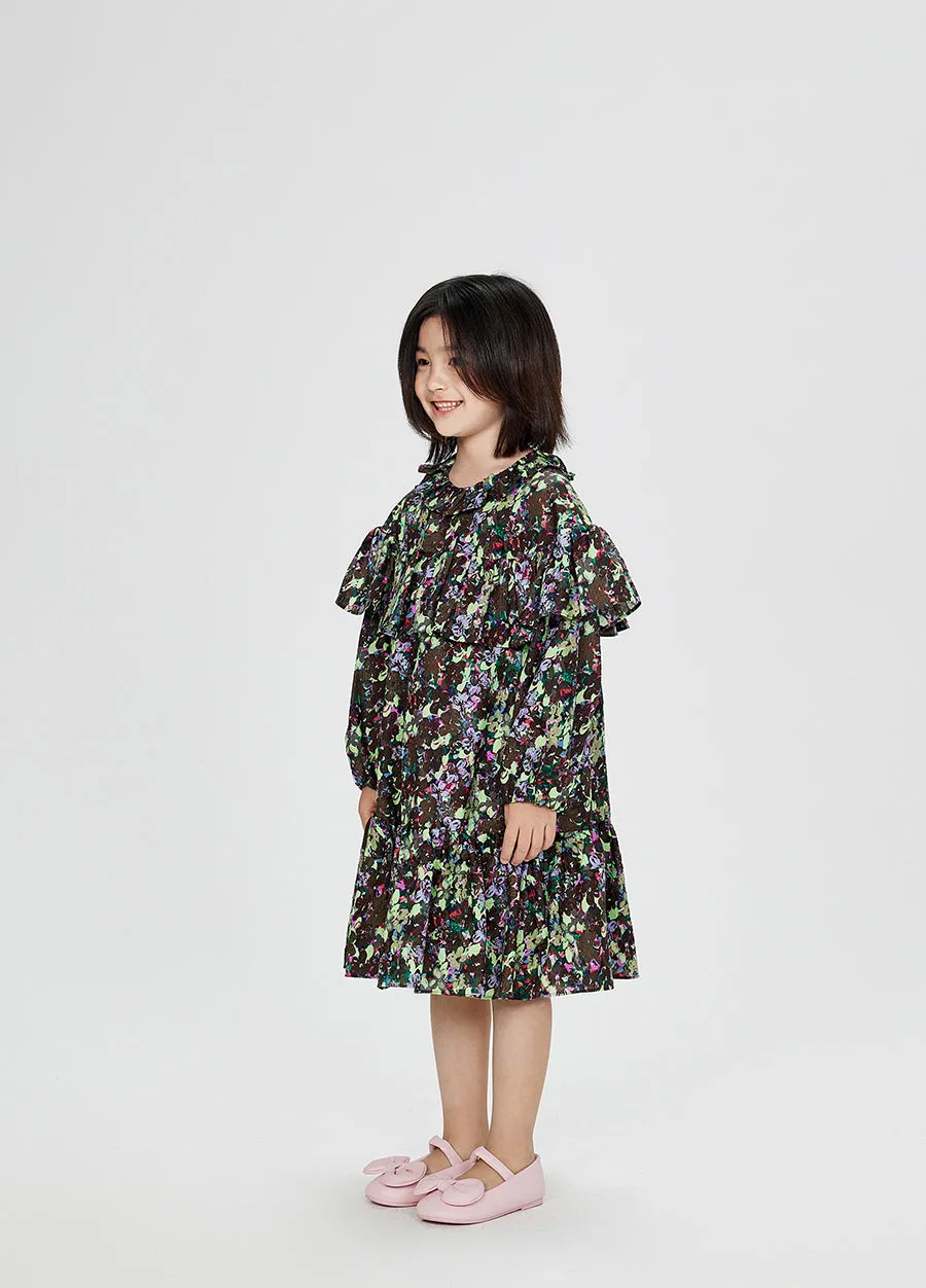 Dress / jnby by JNBY Blooming Art Ruffle Dress