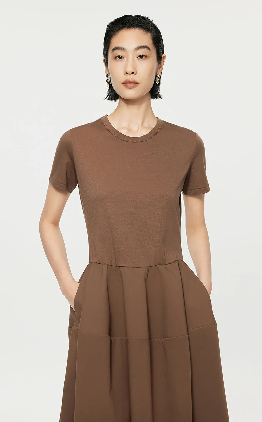 Dresses/JNBY A-line Short-sleeved Dresses