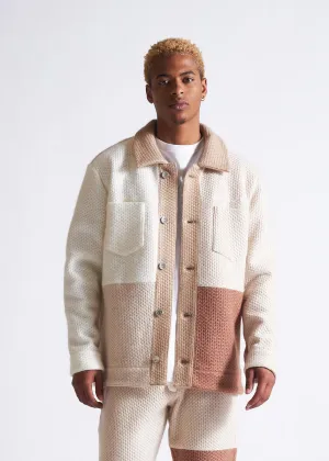 Embellish LEONARD KNIT JACKET (BROWN)