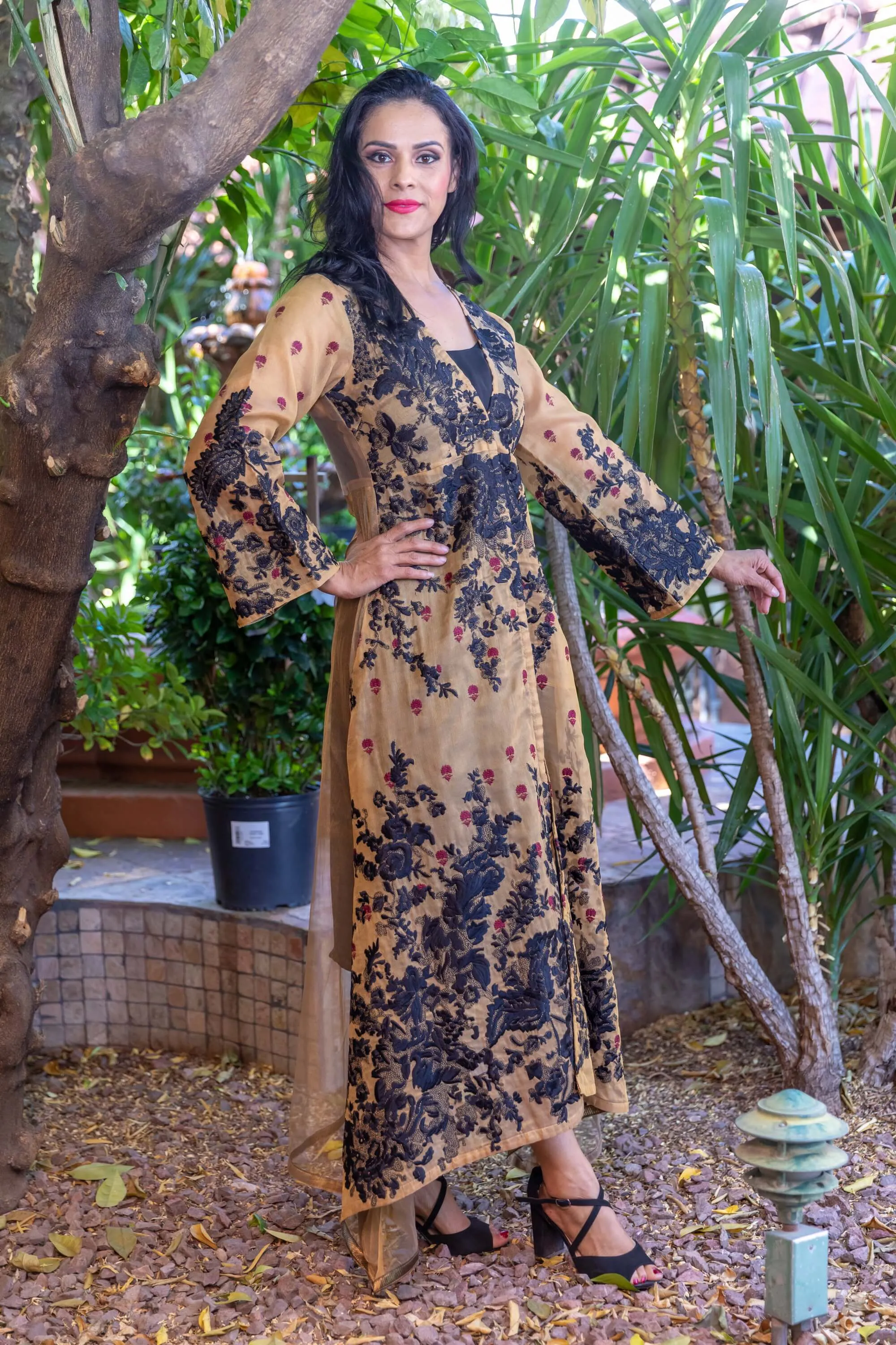 Embroidery Net Gown by Sana Safinaz