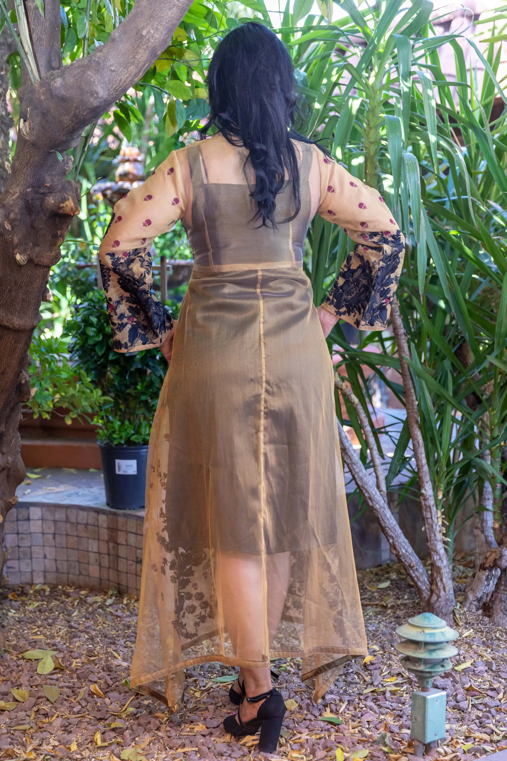 Embroidery Net Gown by Sana Safinaz