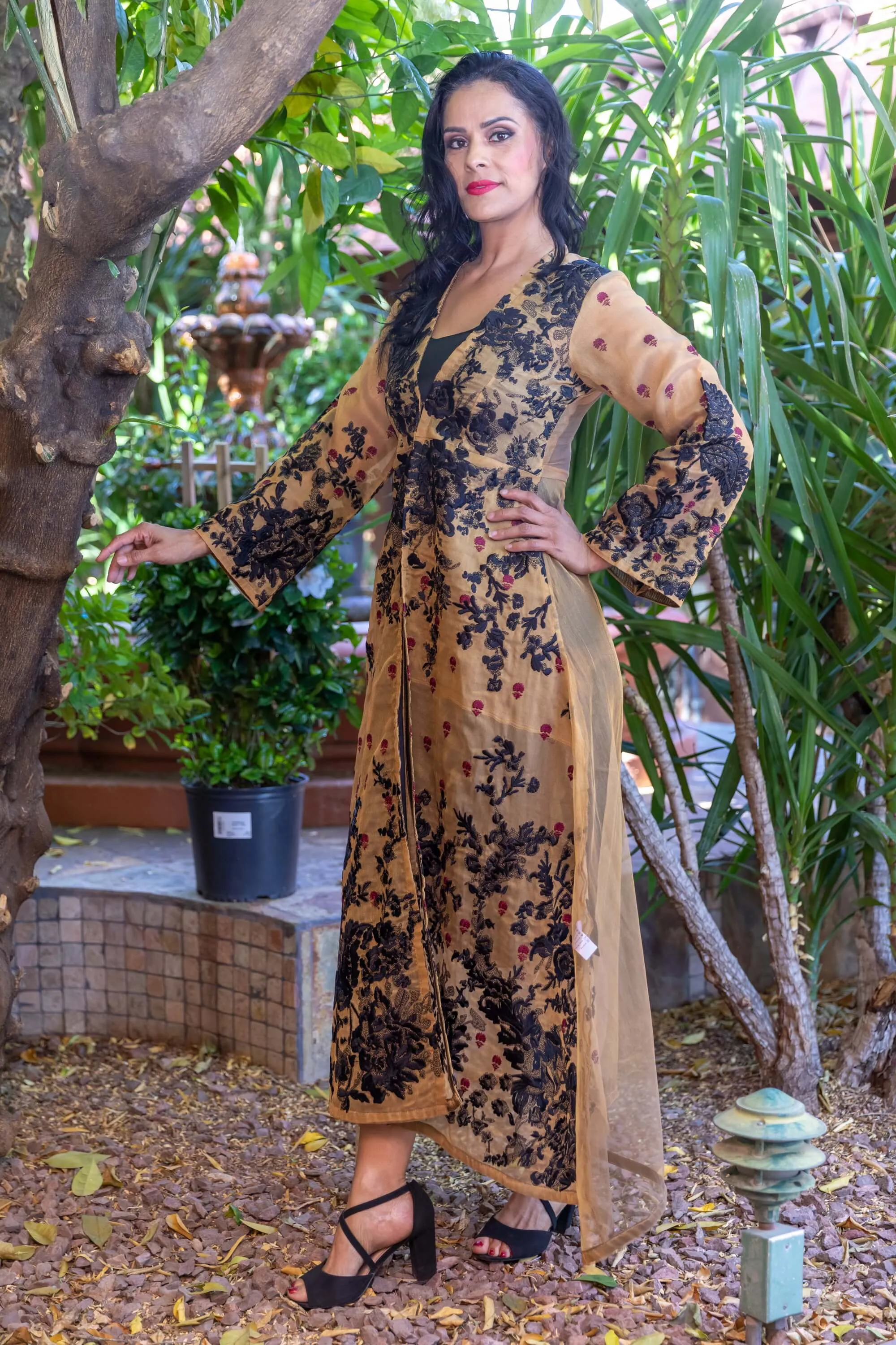 Embroidery Net Gown by Sana Safinaz