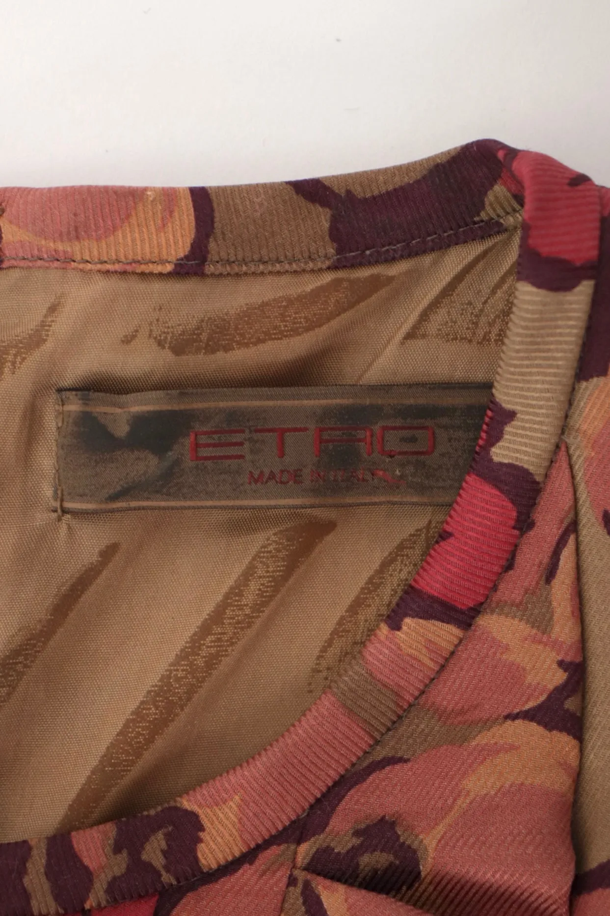 Etro Silk Twill Ruffle Dress