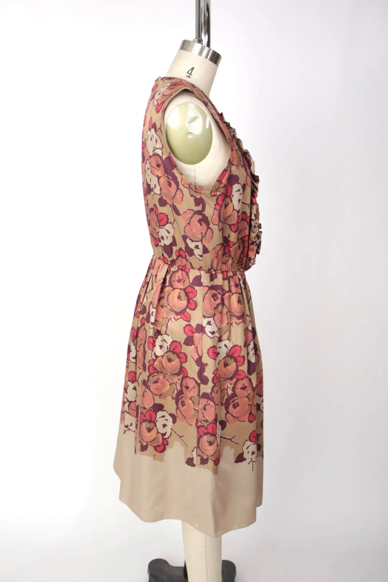 Etro Silk Twill Ruffle Dress