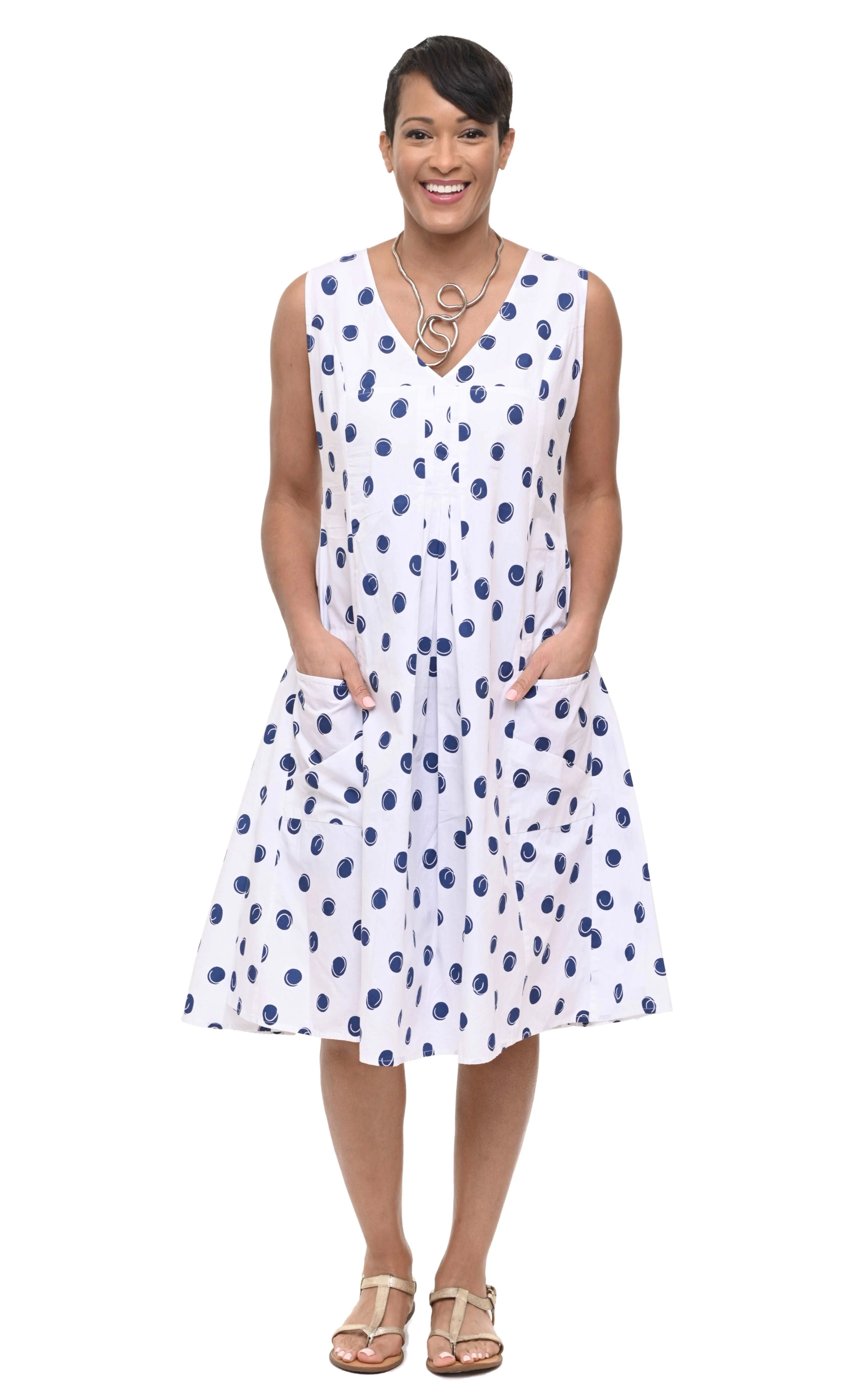FINAL SALE CV656 Poppie Dress in Citadel*