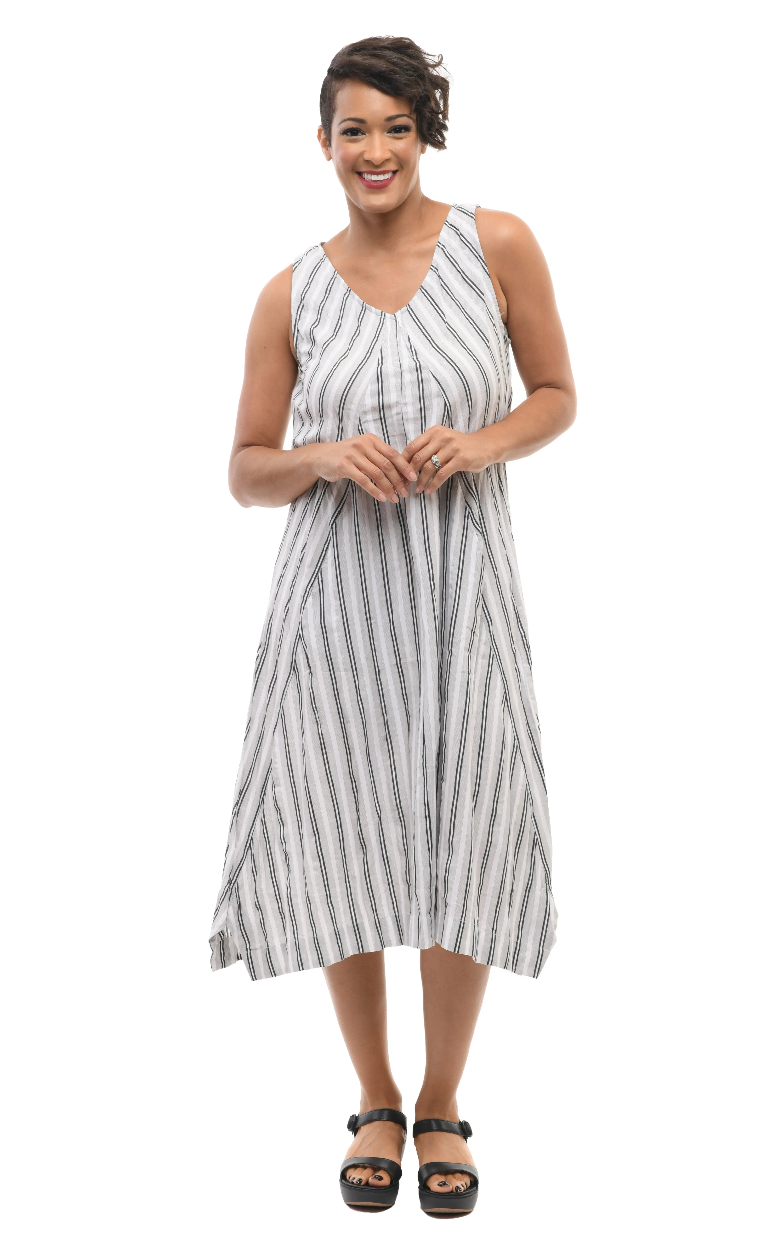 FINAL SALE Folly Dress in Dickinson Stripe*