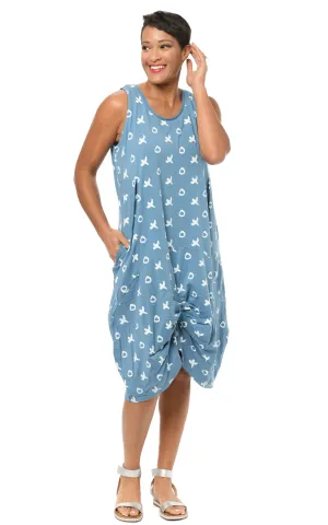 FINAL SALE SDM352 Laurel Dress in Spa Blue XO*