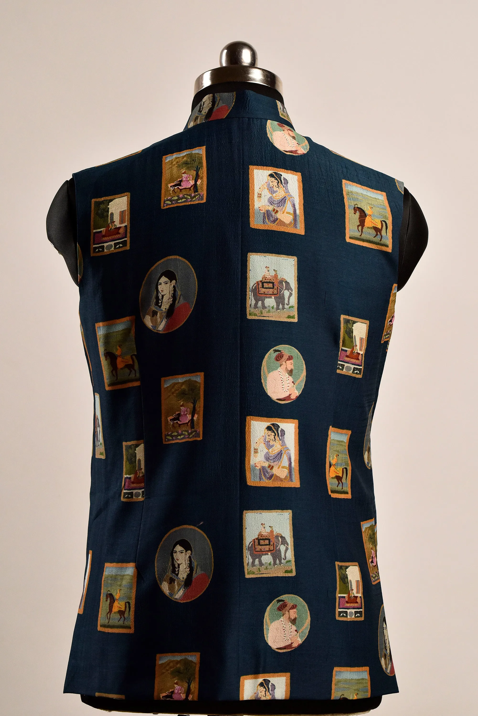 Flannel Vintage Blue Potrait Jacket
