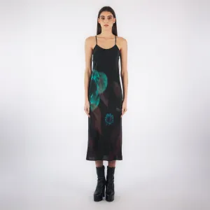 FLORAL SILK CREPE DE CHINE SLIP DRESS | ARIANA ISHAIRZAY