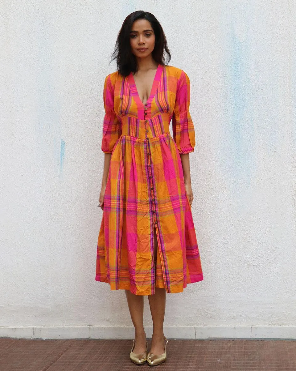 Florentine Handwoven Cotton Dress