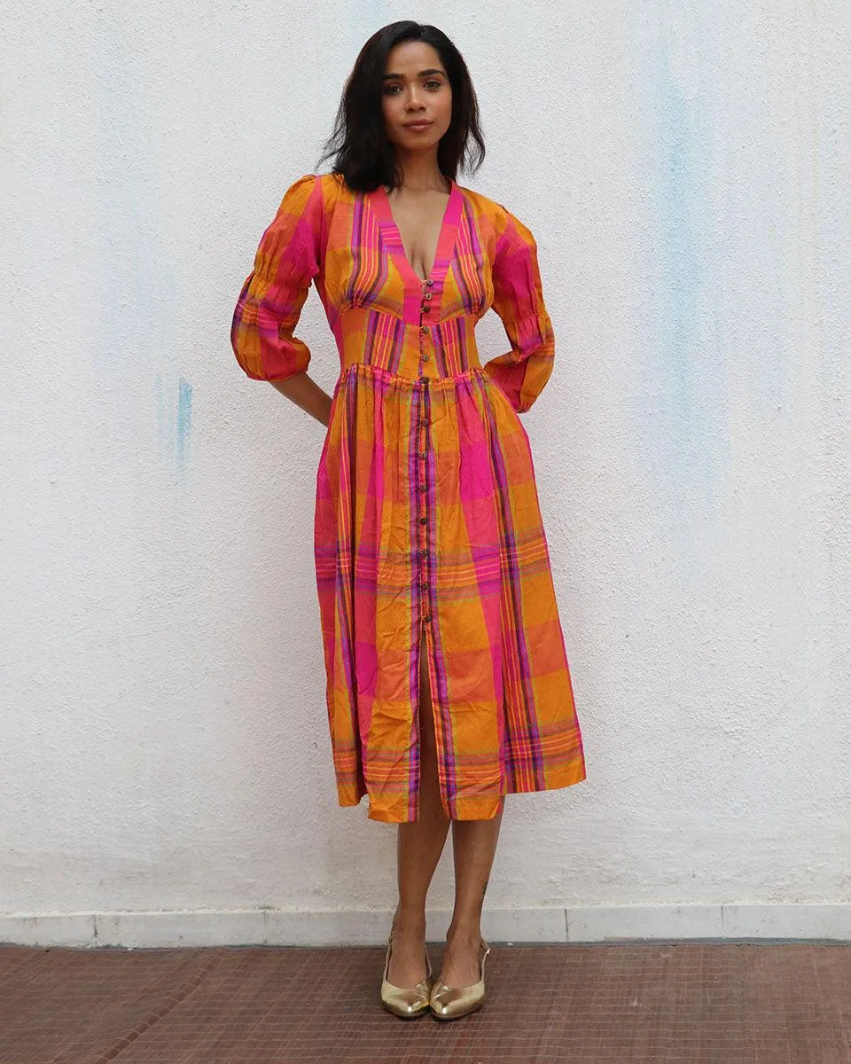 Florentine Handwoven Cotton Dress