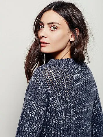 Free People Dancer & Prancer Sweater | Charcoal