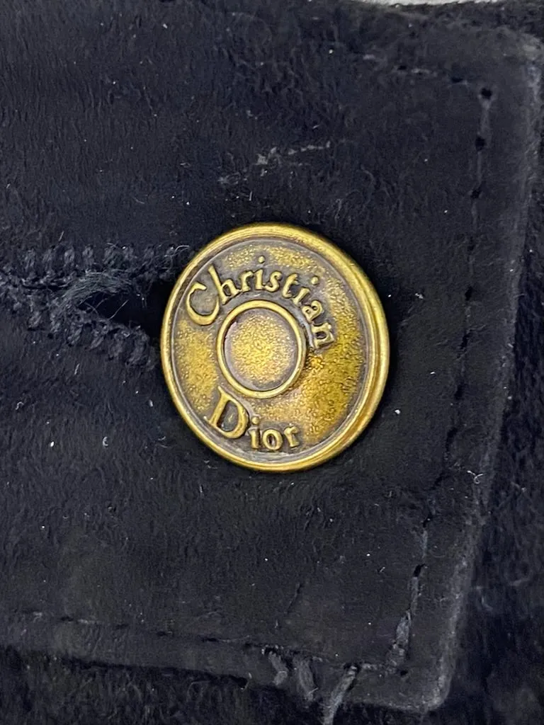 F/W 2000 Christian Dior Boutique Suede Shearling Pants
