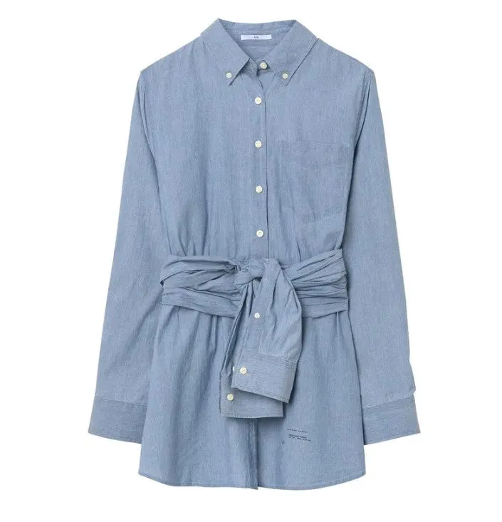 GANT RUGGE Women's Capri Blue The Smi(l)e Dress 450821 $135 NWT