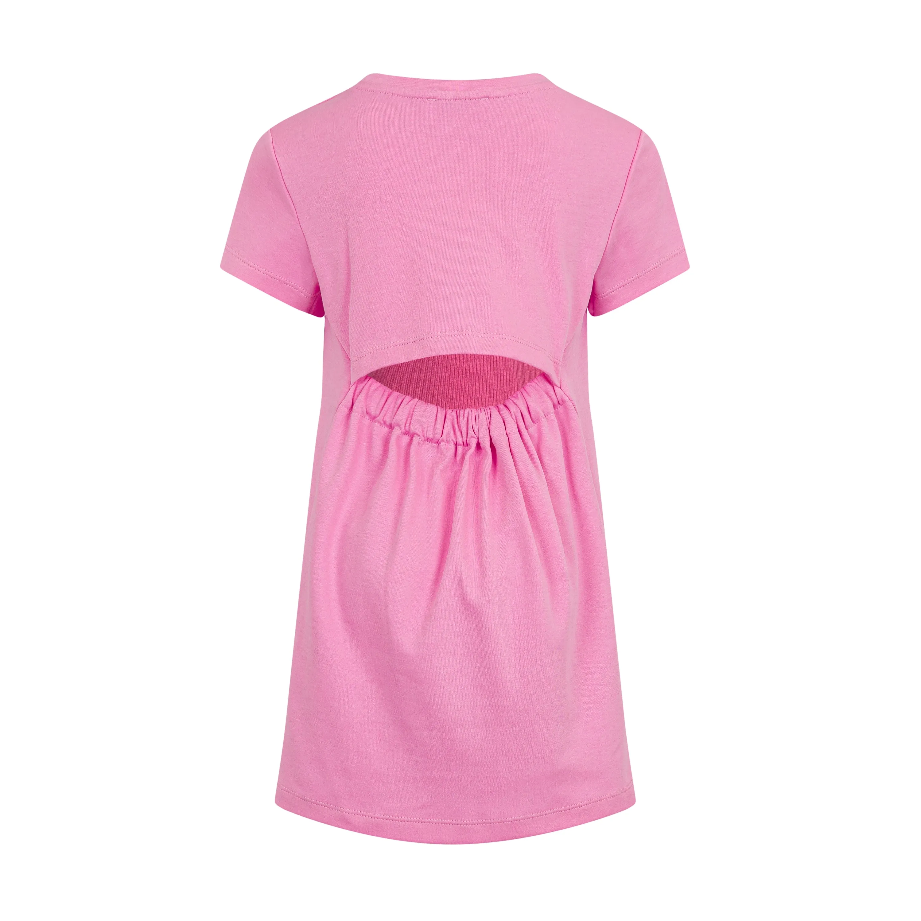 Girl Pink Logo Dress