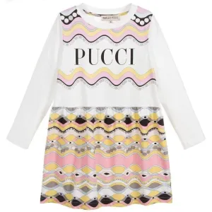 Girls Ivory & Pink Dress