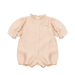 Girls Pale Pink Playsuit