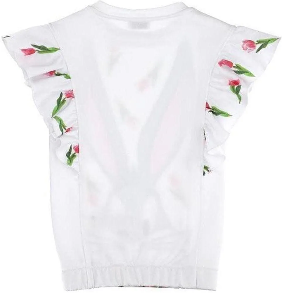 Girls White Bugs Bunny  Dress