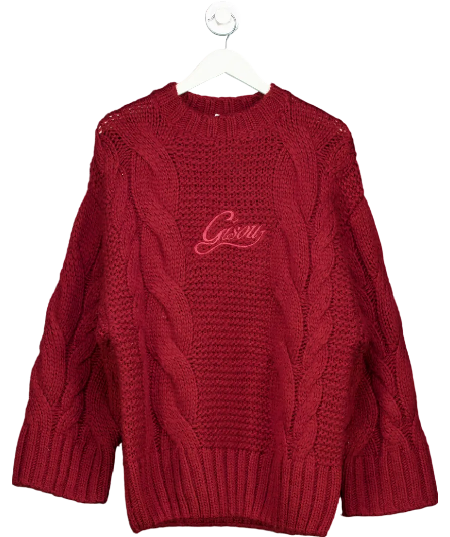 GISOU Red The Holiday Sweater One Size