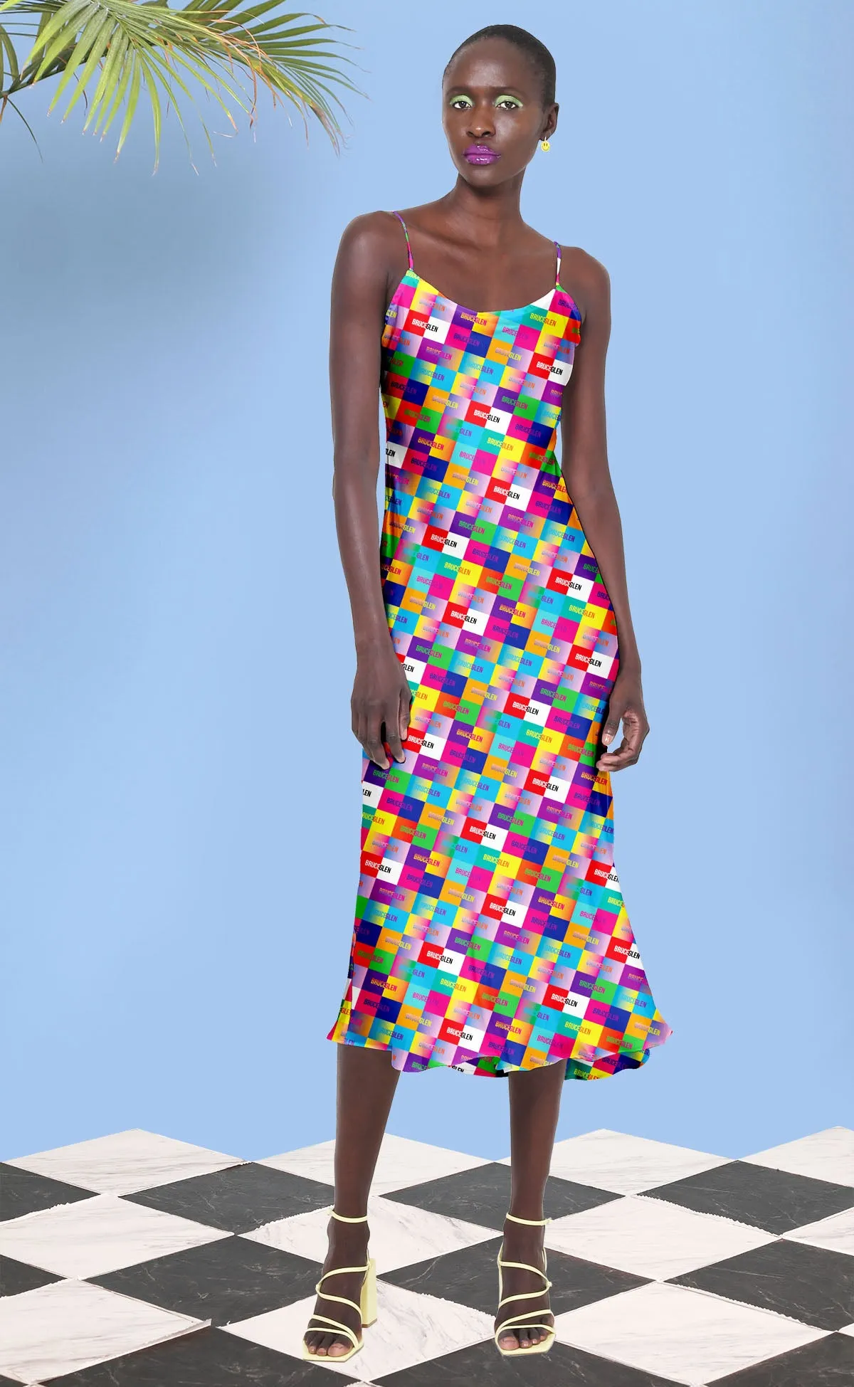 Happy Silk Slip Dress