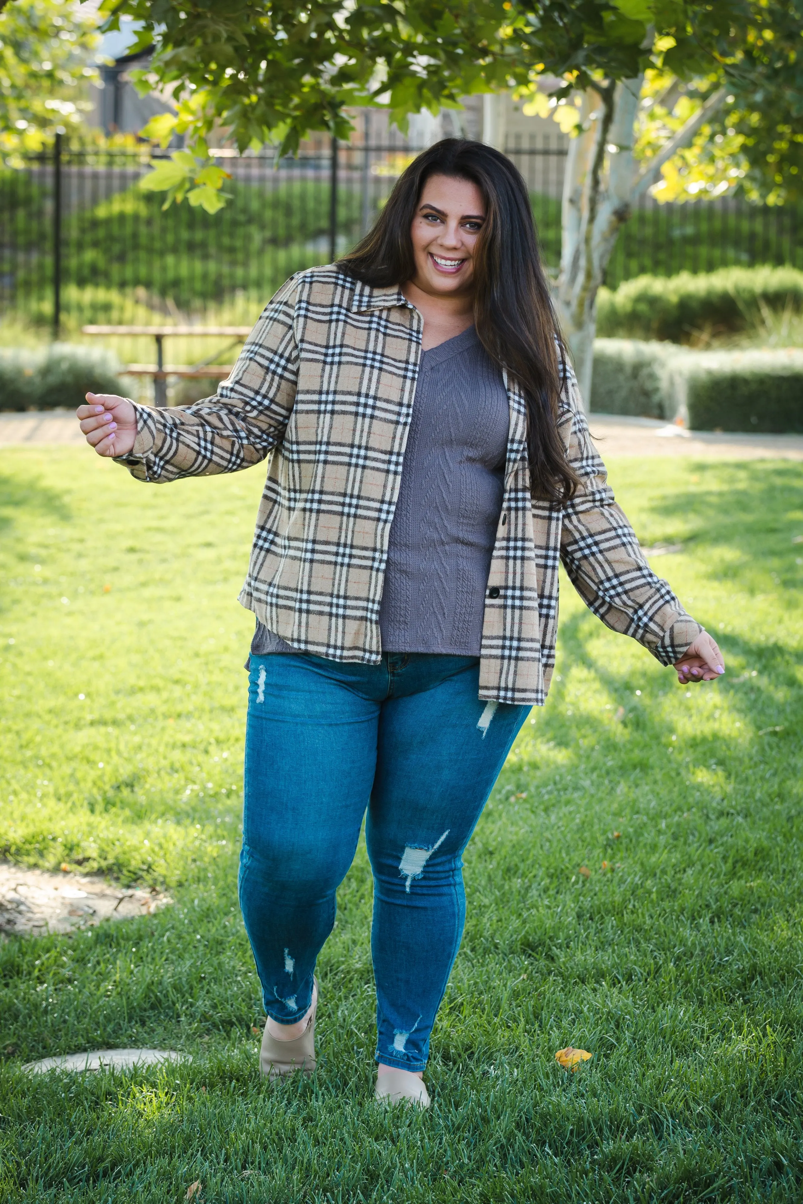 Heyday Brushed Flannel Jacket