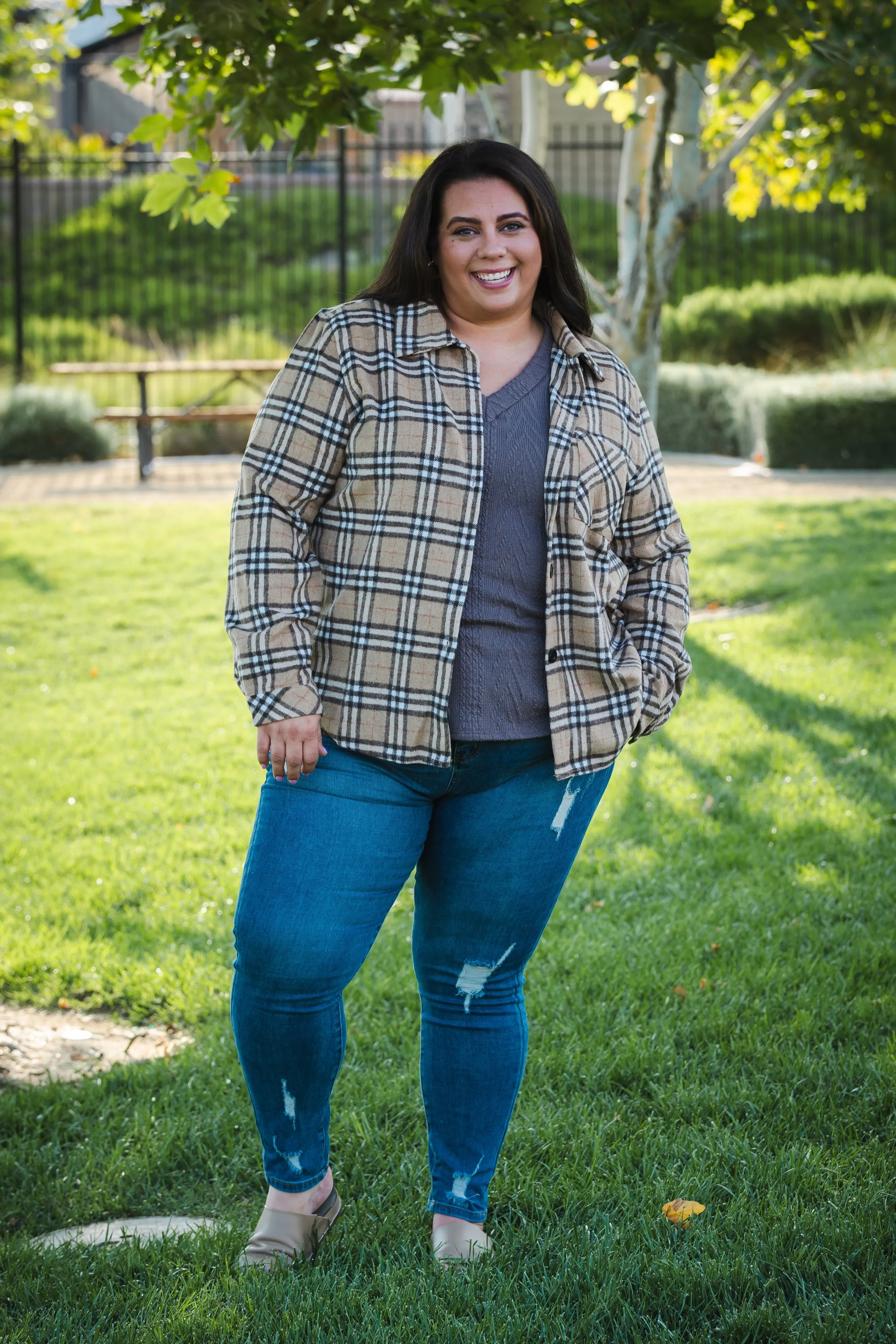 Heyday Brushed Flannel Jacket