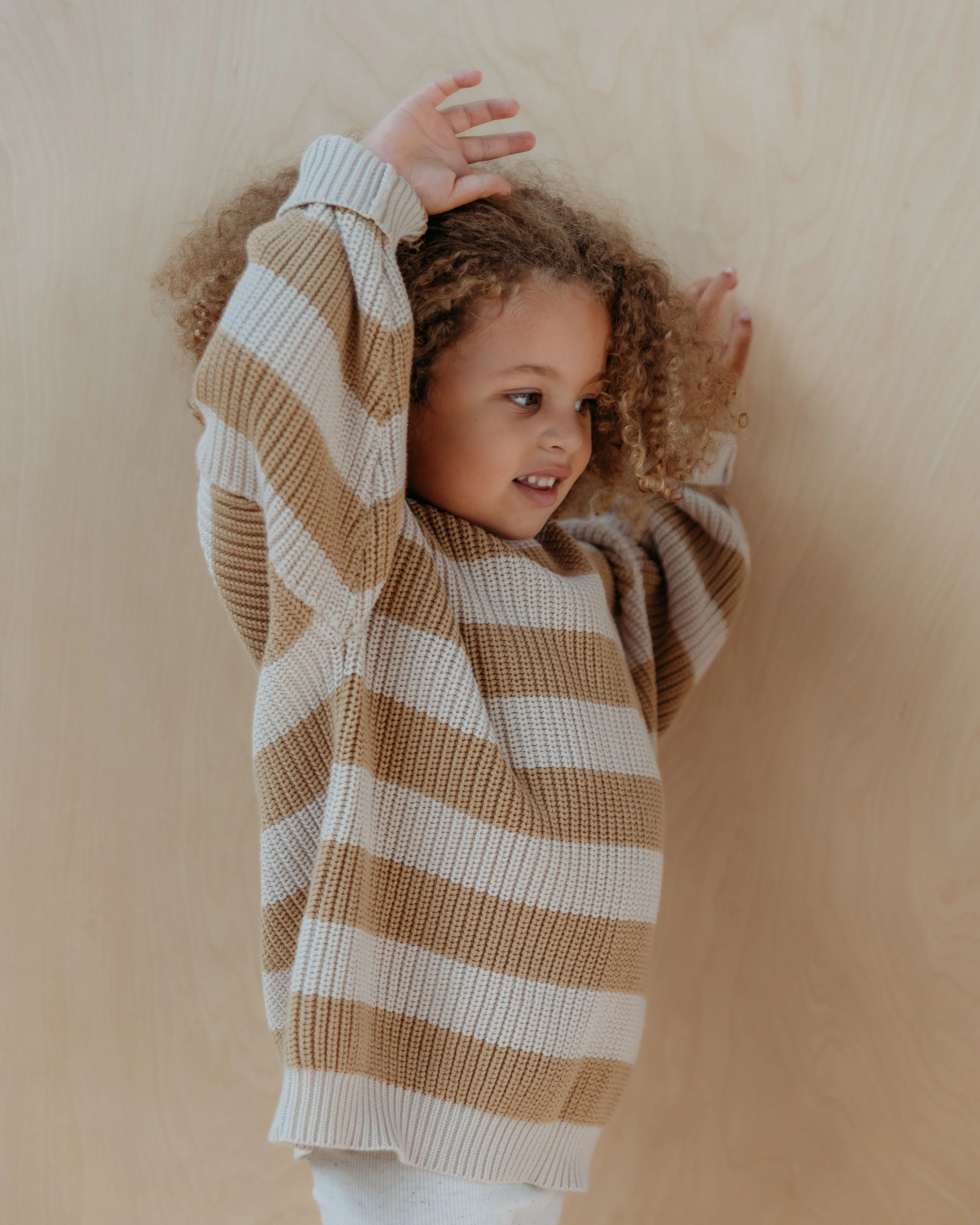 HUNTER & ROSE AVERY ASPEN KNIT JUMPER STRIPE