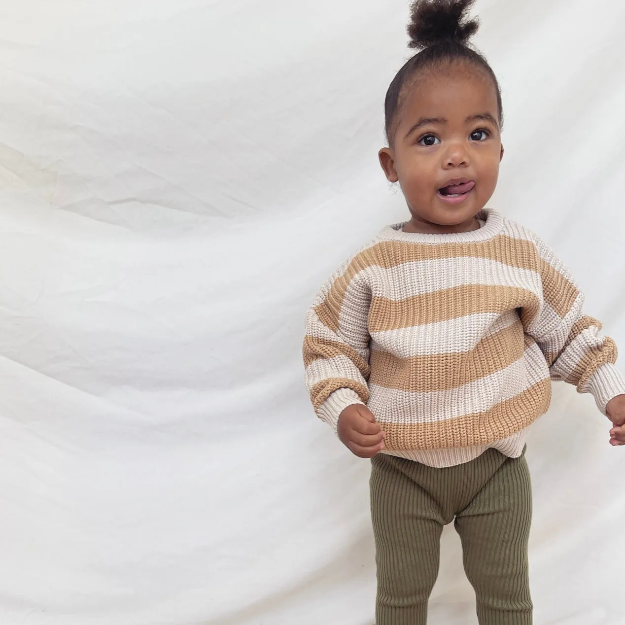HUNTER & ROSE AVERY ASPEN KNIT JUMPER STRIPE